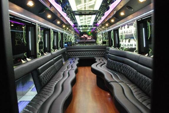 Austin 25 Passenger Limo bus Interior